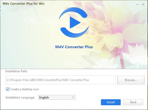 add videos to M4V Converter Plus for Win