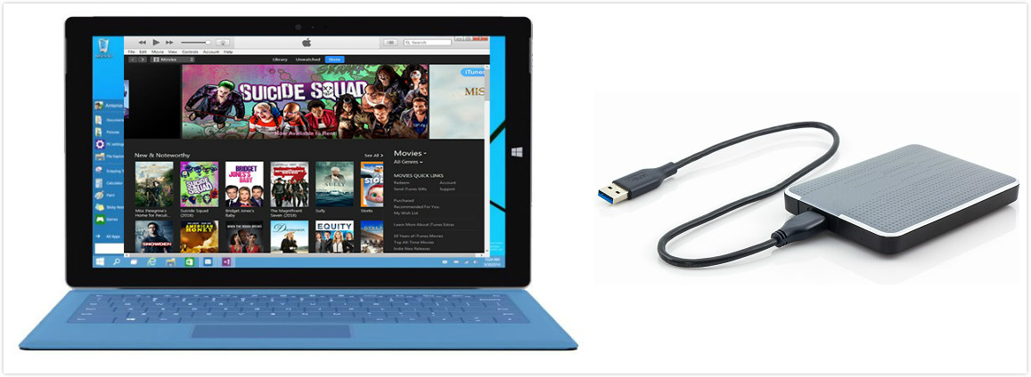 backup iTunes videos to External Hard Drive