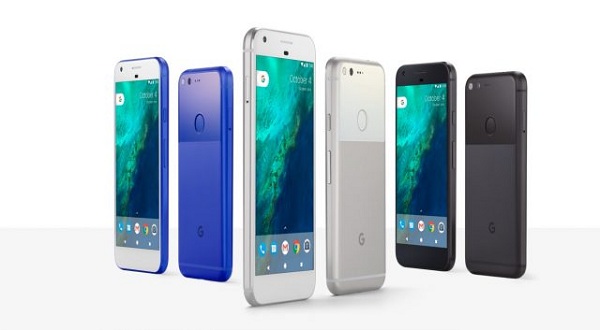 Google Pixel phone colors