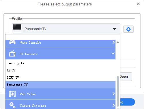 Convert iTunes movies to Panasonic TV